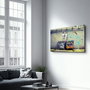 Wallity OGLS-8078 Pintura Decorativa de Vidrio Templado 70 x 110 cm
